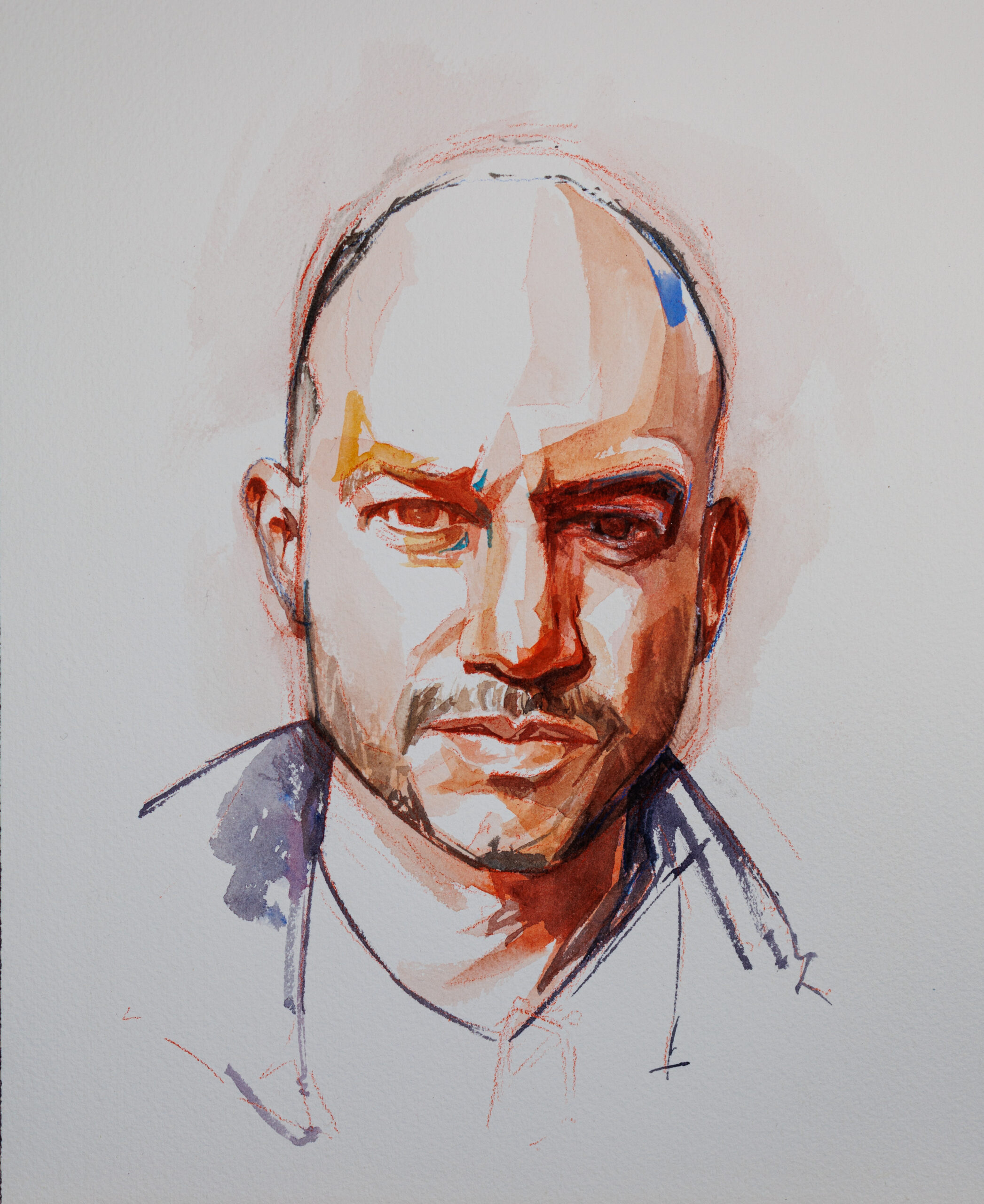Nicolas Uribe – Watercolor portrait