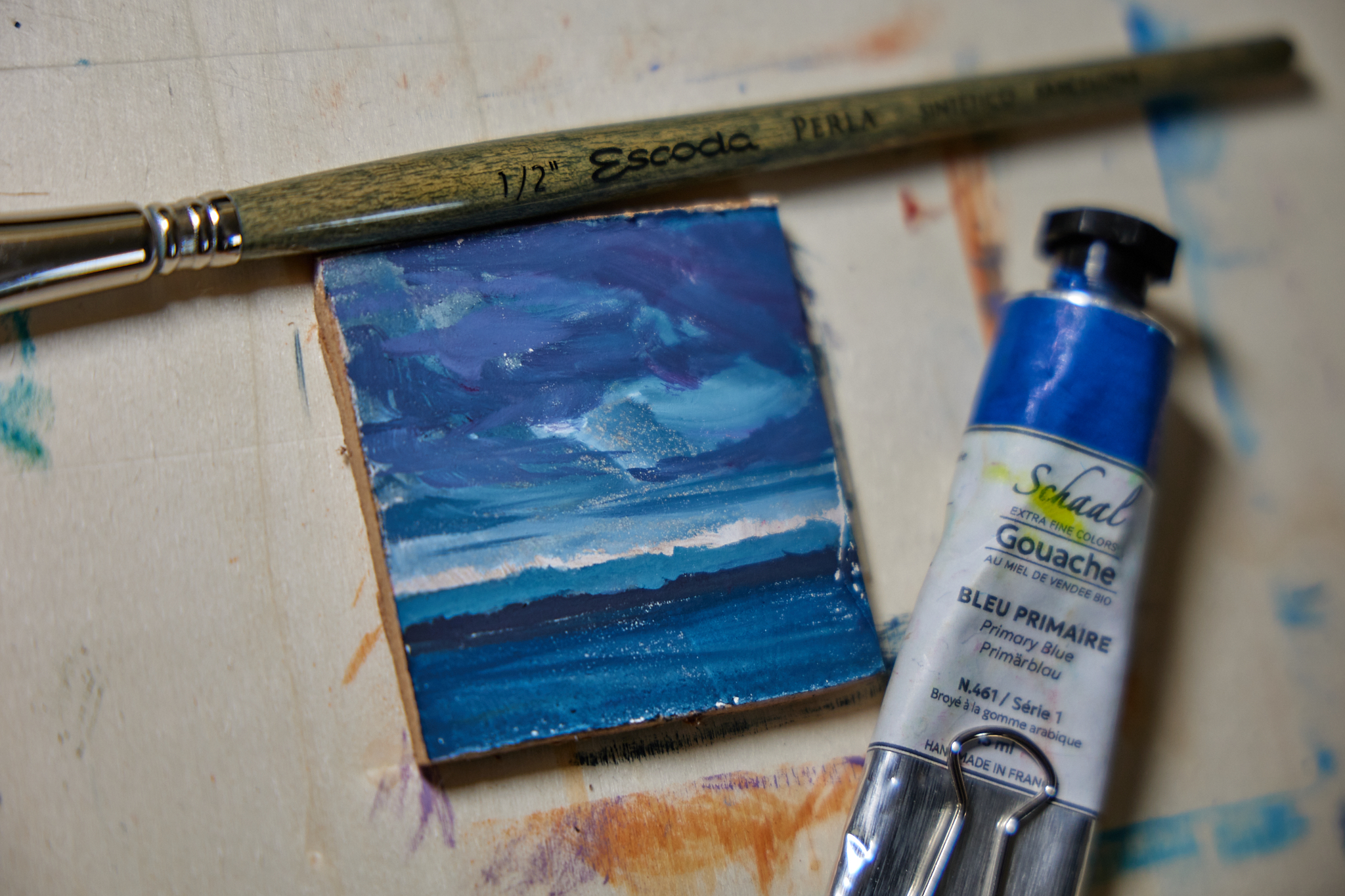 Gouache mini #45 - Image 1